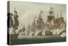 Battle of Trafalgar, 1805-Thomas Whitcombe-Stretched Canvas