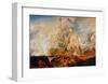 Battle of Trafalgar, 21 October 1805-J M W Turner-Framed Giclee Print