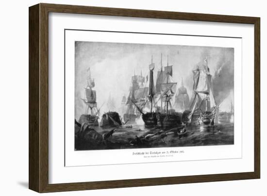 Battle of Trafalgar, 21 October 1805-Clarkson Stanfield-Framed Giclee Print