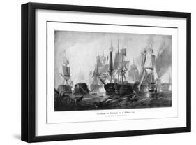 Battle of Trafalgar, 21 October 1805-Clarkson Stanfield-Framed Giclee Print