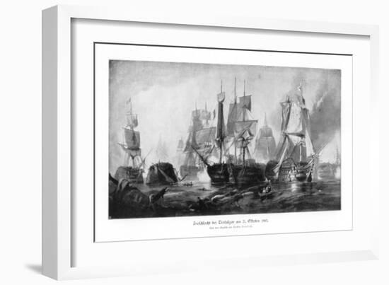 Battle of Trafalgar, 21 October 1805-Clarkson Stanfield-Framed Giclee Print
