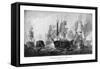 Battle of Trafalgar, 21 October 1805-Clarkson Stanfield-Framed Stretched Canvas