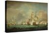 Battle of Trafalgar, 21st Oct. 1805-Thomas Whitcombe-Stretched Canvas