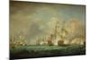 Battle of Trafalgar, 21st Oct. 1805-Thomas Whitcombe-Mounted Giclee Print