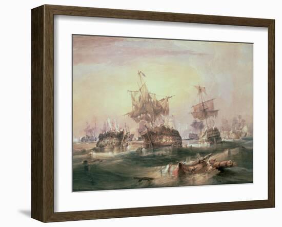 Battle of Trafalgar, 21st October 1805-William John Huggins-Framed Giclee Print