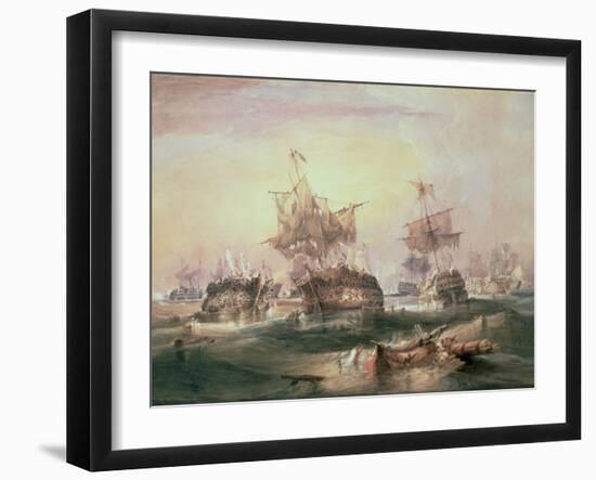 Battle of Trafalgar, 21st October 1805-William John Huggins-Framed Giclee Print