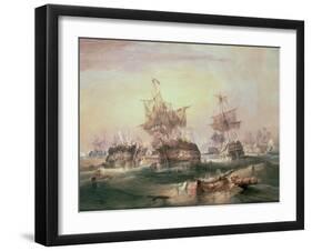 Battle of Trafalgar, 21st October 1805-William John Huggins-Framed Giclee Print