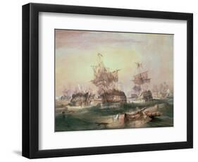 Battle of Trafalgar, 21st October 1805-William John Huggins-Framed Giclee Print