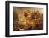 Battle of Trafalgar as Seen from the Victory, 1806-J M W Turner-Framed Giclee Print