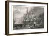 Battle of Trafalgar in the Midst of Battle-null-Framed Art Print