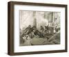 Battle of Trafalgar Nelson is Fatally Wounded-Henri Dupray-Framed Art Print