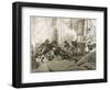 Battle of Trafalgar Nelson is Fatally Wounded-Henri Dupray-Framed Art Print