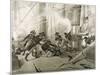 Battle of Trafalgar Nelson is Fatally Wounded-Henri Dupray-Mounted Art Print