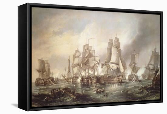 Battle of Trafalgar, October 21, 1805, Spain-null-Framed Stretched Canvas