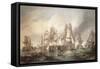 Battle of Trafalgar, October 21, 1805, Spain-null-Framed Stretched Canvas