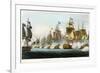 Battle of Trafalgar, October 21st 1805 (1816)-Thomas Sutherland-Framed Giclee Print