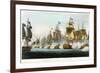 Battle of Trafalgar, October 21st 1805 (1816)-Thomas Sutherland-Framed Giclee Print