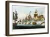 Battle of Trafalgar, October 21st 1805 (1816)-Thomas Sutherland-Framed Giclee Print