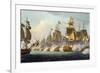 Battle of Trafalgar, October 21st 1805, from "The Naval Achievements of Great Britain"-Thomas Whitcombe-Framed Giclee Print