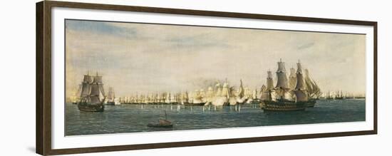 Battle of Trafalgar-Rafael Monleon Y Torres-Framed Premium Giclee Print