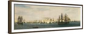 Battle of Trafalgar-Rafael Monleon Y Torres-Framed Premium Giclee Print