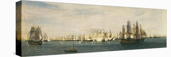 Battle of Trafalgar-Rafael Monleon Y Torres-Stretched Canvas