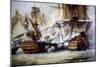 Battle of Trafalgar-Louis Philippe Crepin-Mounted Art Print