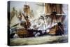 Battle of Trafalgar-Louis Philippe Crepin-Stretched Canvas