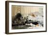 Battle of Tsushima, May 1905, Russo-Japanese War, South Korea-Japan-null-Framed Giclee Print