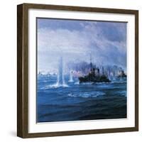 Battle of Tsushima, May 1905-null-Framed Giclee Print