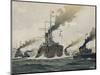 Battle of Tsushima Strait-null-Mounted Art Print