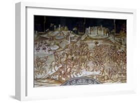 Battle of Val Di Chiana, 1363, Fresco-Lipo Vanni-Framed Giclee Print