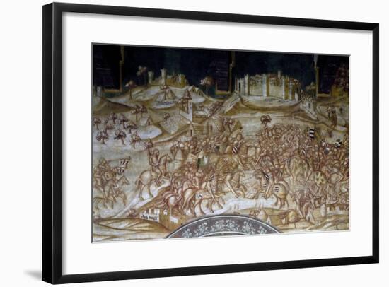 Battle of Val Di Chiana, 1363, Fresco-Lipo Vanni-Framed Giclee Print