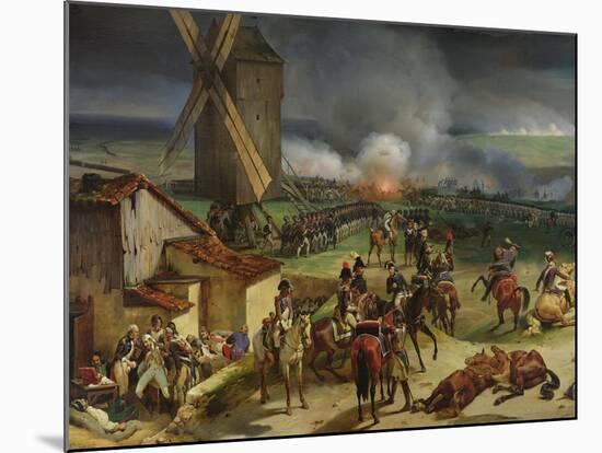 Battle of Valmy, 20th September 1792, 1835-Jean Baptiste Mauzaisse-Mounted Giclee Print