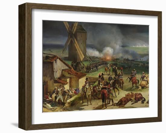 Battle of Valmy, 20th September 1792, 1835-Jean Baptiste Mauzaisse-Framed Giclee Print