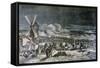 Battle of Valmy, 20th September 1792-Horace Vernet-Framed Stretched Canvas
