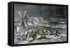 Battle of Valmy, 20th September 1792-Horace Vernet-Framed Stretched Canvas