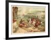 Battle of Valmy, France, 1792-Antoine Charles Horace Vernet-Framed Giclee Print