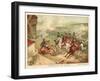 Battle of Valmy, France, 1792-Antoine Charles Horace Vernet-Framed Giclee Print