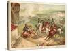 Battle of Valmy, France, 1792-Antoine Charles Horace Vernet-Stretched Canvas
