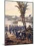 Battle of Veracruz, General Scott's Troops Attacking and Capturing City, 1847, Mexican-American War-Carl Nebel-Mounted Giclee Print
