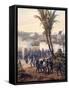 Battle of Veracruz, General Scott's Troops Attacking and Capturing City, 1847, Mexican-American War-Carl Nebel-Framed Stretched Canvas