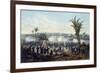 Battle of Veracruz, General Scott's Troops Attacking and Capturing City, 1847-Carl Nebel-Framed Giclee Print