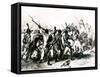Battle of Vertieres, San Domingo, 18th November 1803, Engraved by Frilley, 1803-null-Framed Stretched Canvas