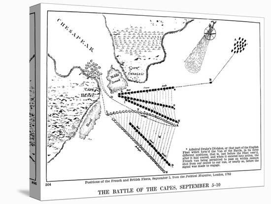 Battle of Virginia Capes-null-Stretched Canvas