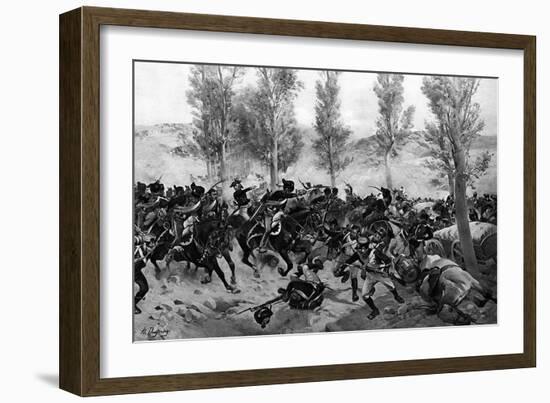 Battle of Vittoria 1813-Henri Dupray-Framed Art Print