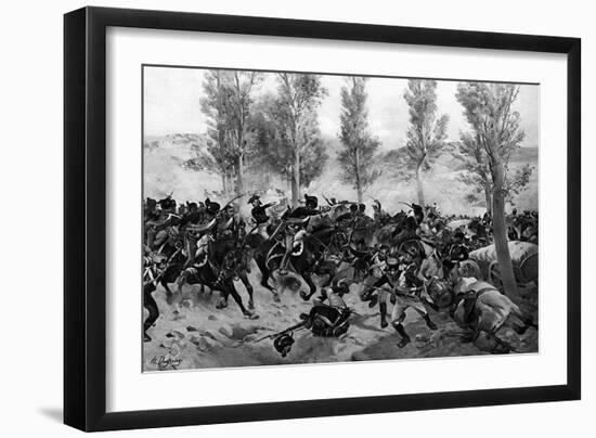 Battle of Vittoria 1813-Henri Dupray-Framed Art Print