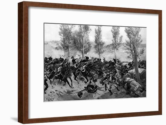 Battle of Vittoria 1813-Henri Dupray-Framed Art Print