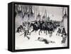 Battle of Washita, 1887-88-Frederic Sackrider Remington-Framed Stretched Canvas