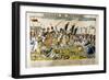 Battle of Waterloo, 18 June 1815-null-Framed Giclee Print